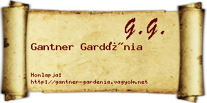 Gantner Gardénia névjegykártya